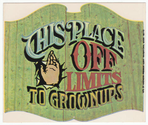 Door Signs 1974 Post Honeycomb Cereal Premium