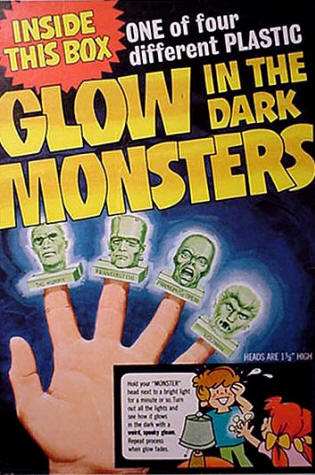 Glow In The Dark Monsters Post Cereal Box Back Panel