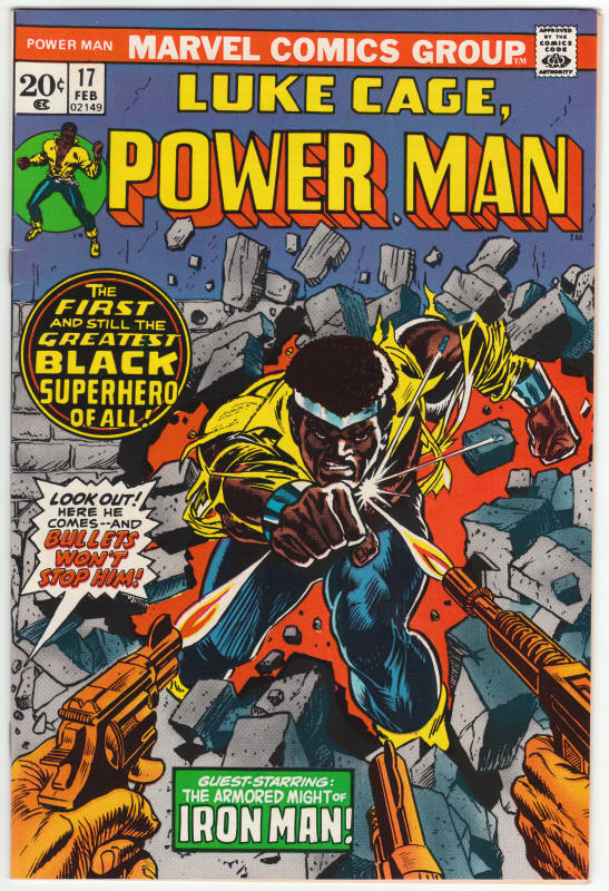 Luke Cage Power Man #17 front cover