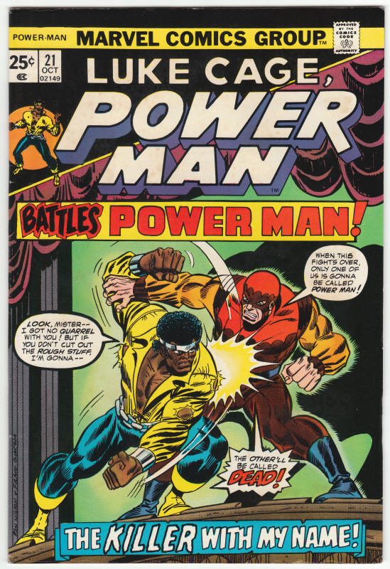 Luke Cage Power Man #21 front cover