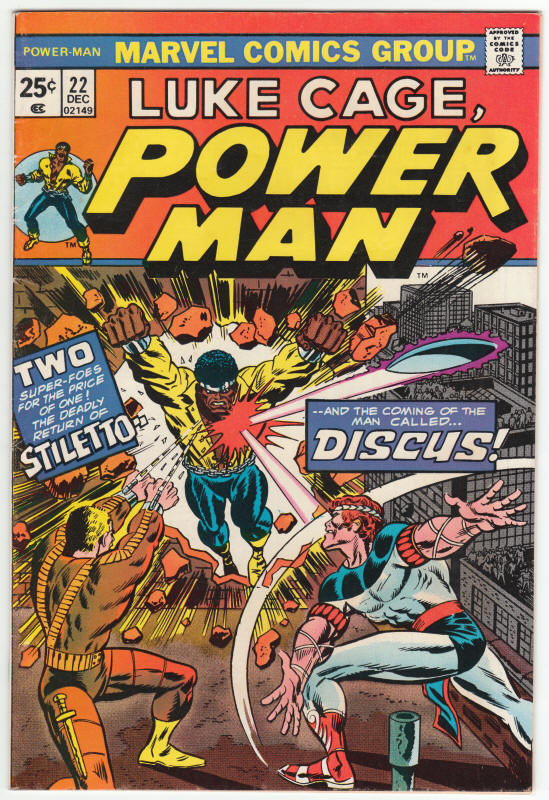 Luke Cage Power Man #22 front cover