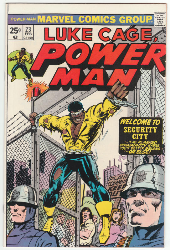 Luke Cage Power Man #23 front cover