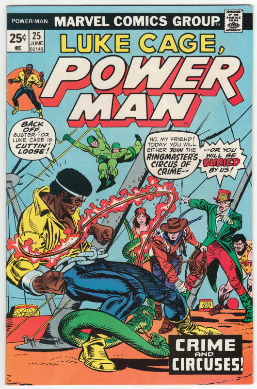 Luke Cage Power Man #25 front cover