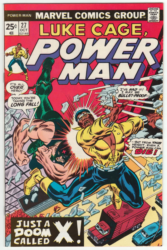Luke Cage Power Man #27 front cover