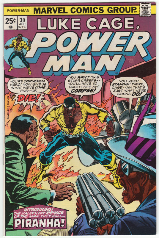 Luke Cage Power Man #30 front cover