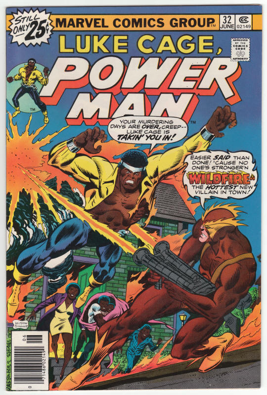 Luke Cage Power Man #32 front cover