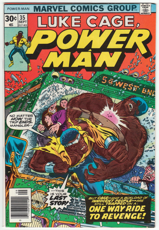 Luke Cage Power Man #35 front cover