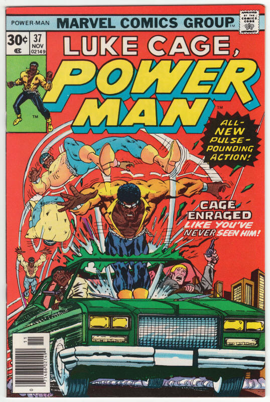 Luke Cage Power Man #37 front cover