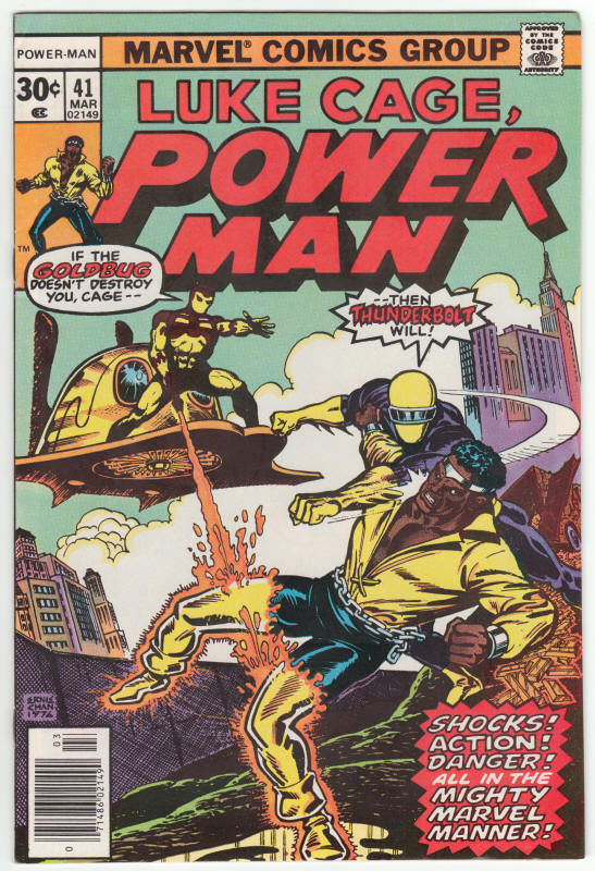 Luke Cage Power Man #41 front cover
