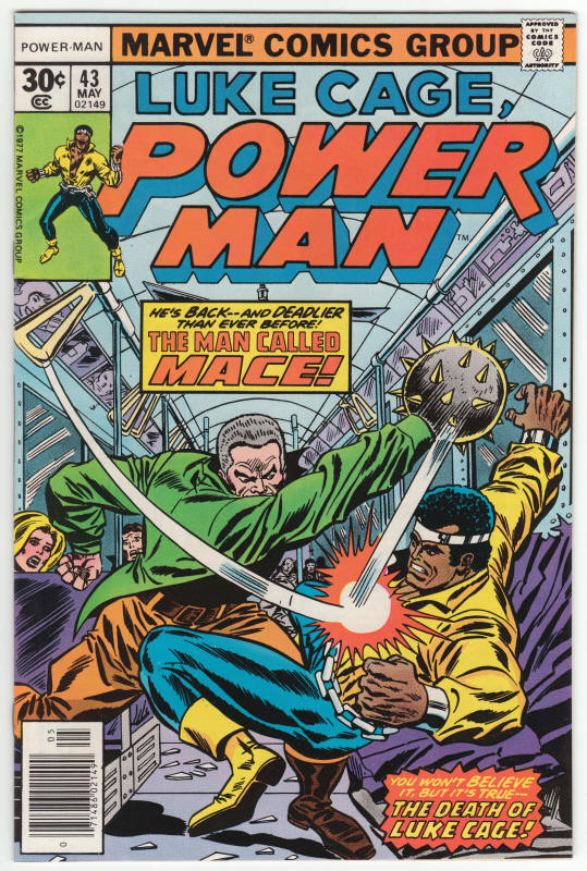 Luke Cage Power Man #43 front cover