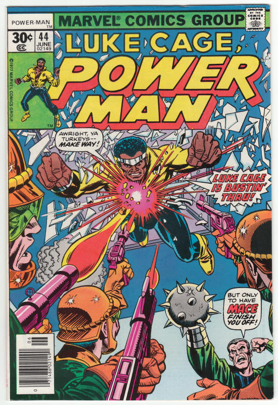 Luke Cage Power Man #44 front cover