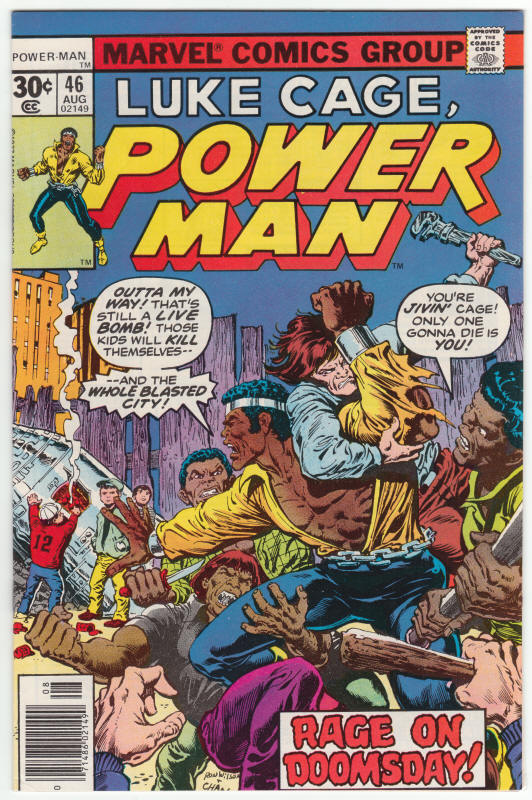 Luke Cage Power Man #46 front cover