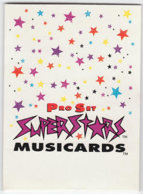 1991 Pro Set Super Stars MusiCards Promo Folder