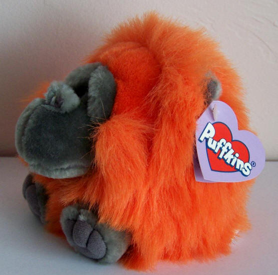 Puffkins Omar The Orangutan Stuffed Animal side