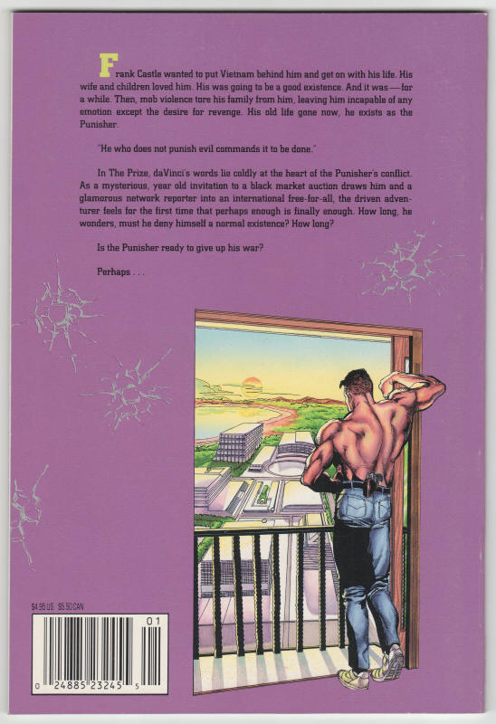 Punisher The Prize back cover