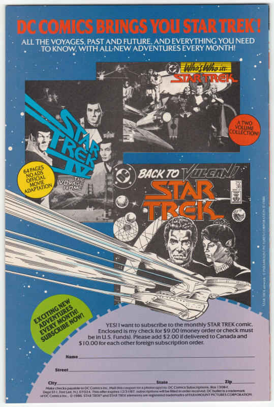 The Question #2 back cover