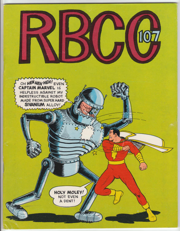 Rockets Blast Comicollector #107 front cover