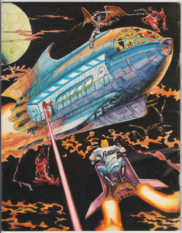 Rockets Blast Comicollector #152 back cover