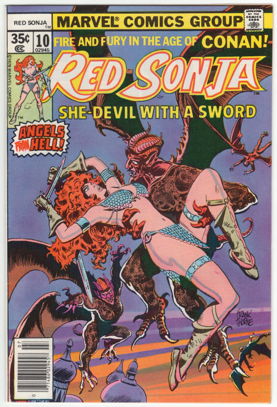 Red Sonja #10 front cover