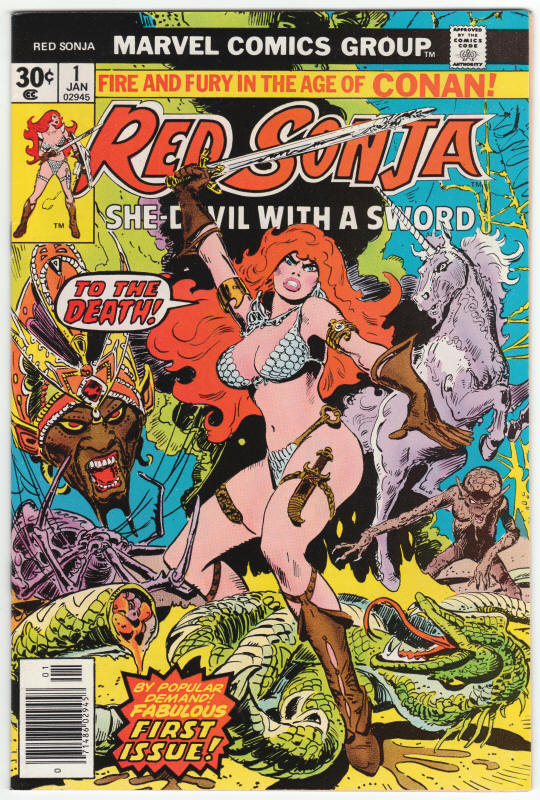 Red Sonja #1 front cover