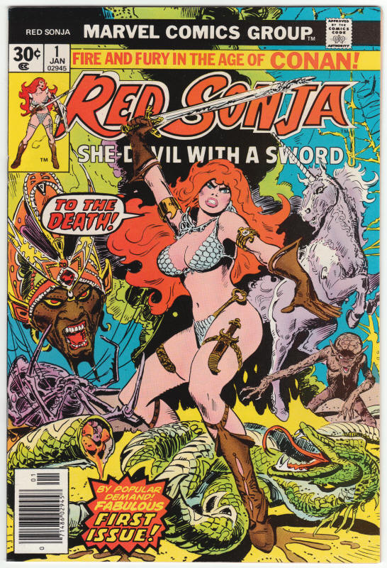 Red Sonja #1 F/VF front cover