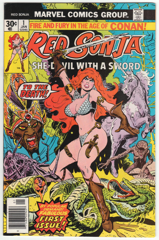 Red Sonja #1 front cover