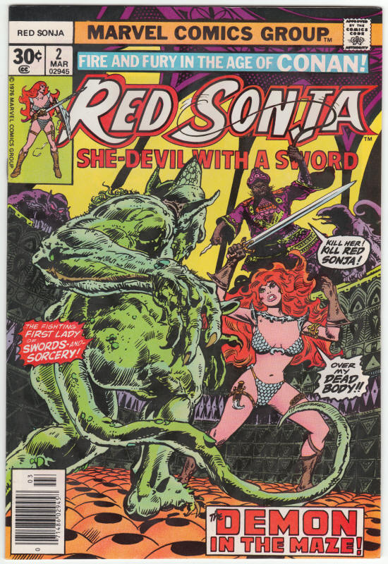Red Sonja #2 front cover