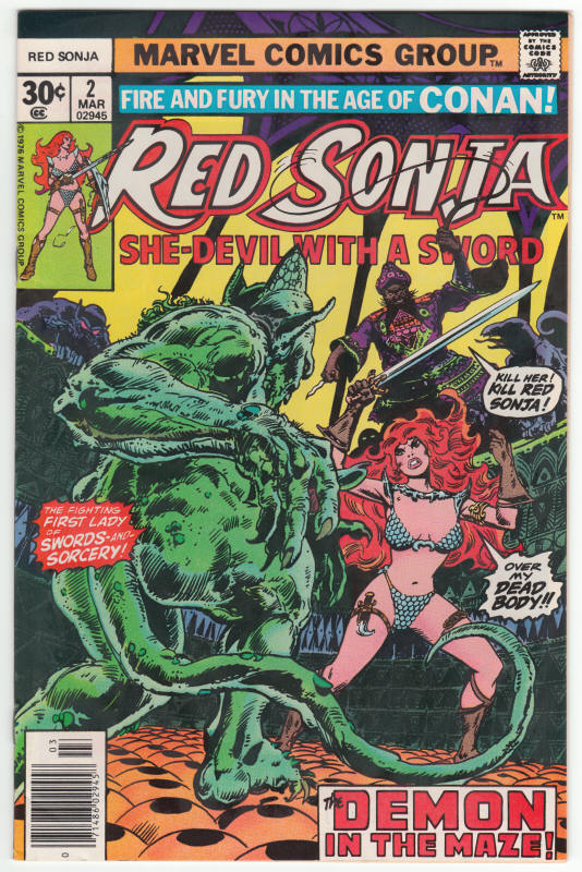 Red Sonja #2 front cover
