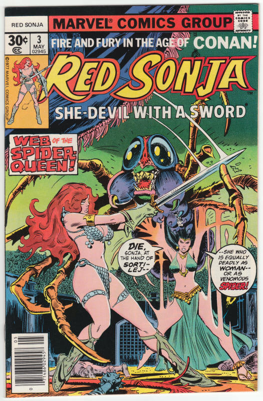 Red Sonja #3 front cover