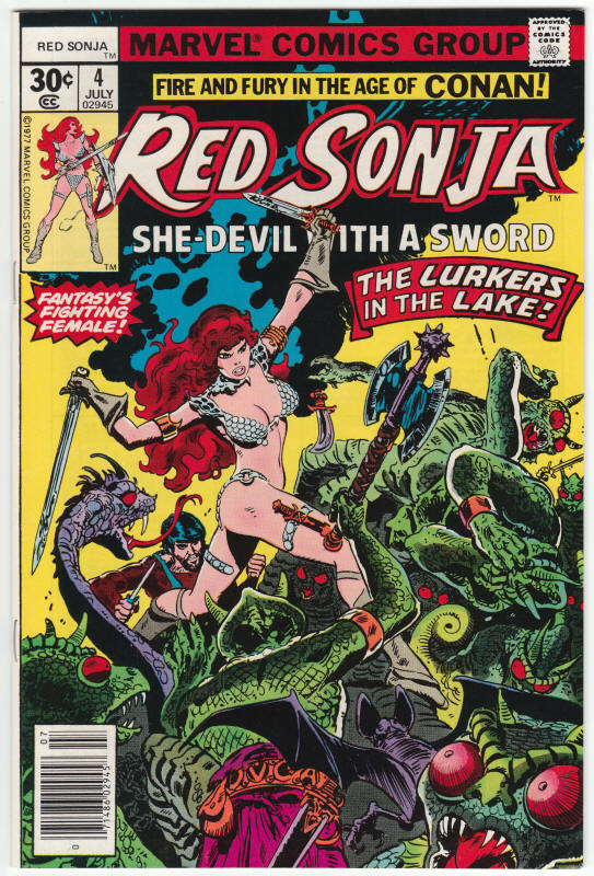 Red Sonja #4 front cover