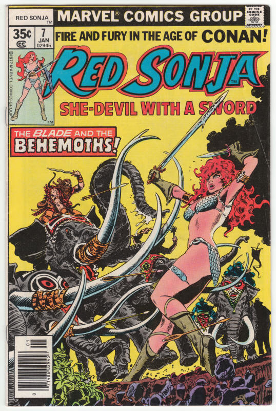 Red Sonja #7 front cover
