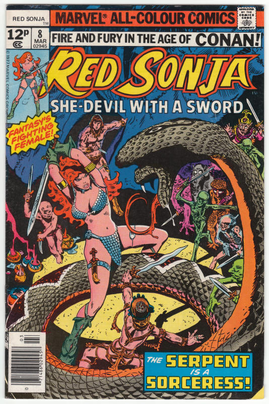 Red Sonja #8 front cover