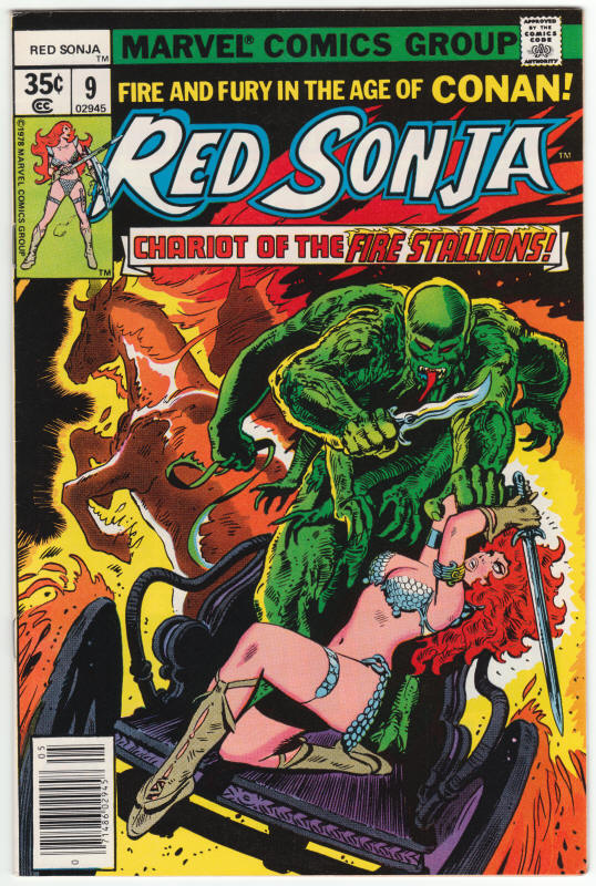 Red Sonja #9 front cover