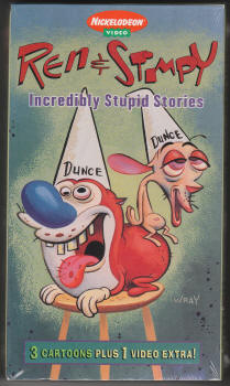 Ren and Stimpy VHS Incredibly Stupid Stories