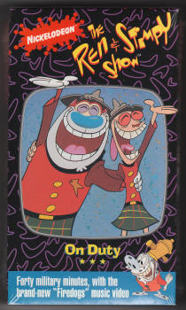 Ren and Stimpy Show VHS On Duty