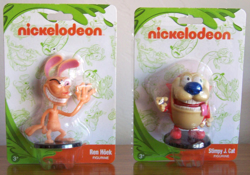 Ren and Stimpy Plastic Toy Figures fronts