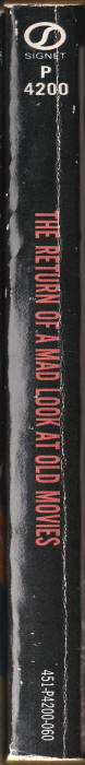Return Of A Mad Look At Old Movies spine