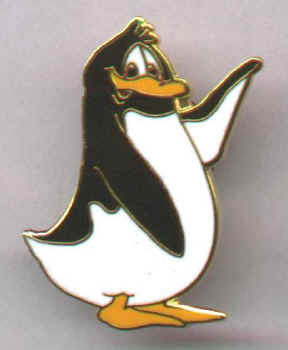 Robert Marble Penguin Pin