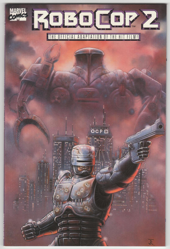 Robocop 2 Official Movie Adaptation front cover
