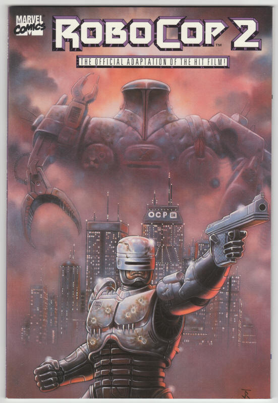 Robocop 2 Official Movie Adaptation front cover