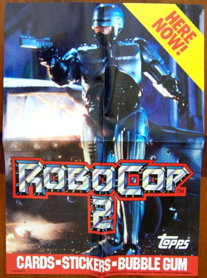 1990 Topps Robocop 2 Promo Poster