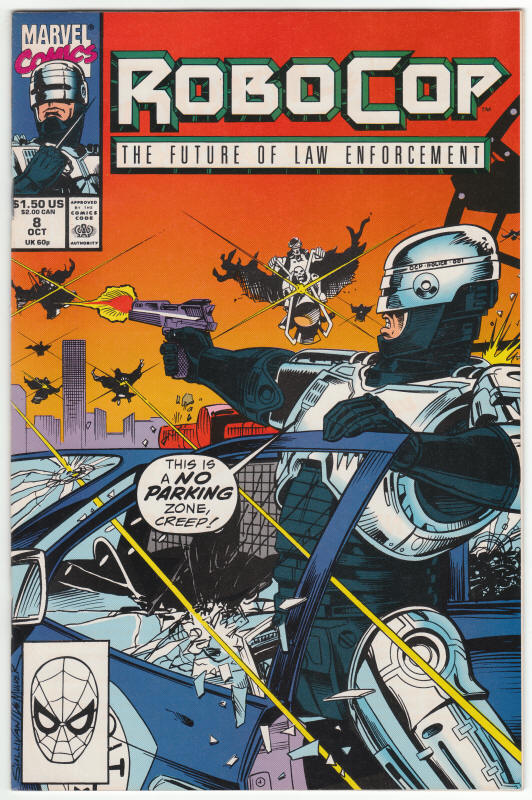 Robocop 8 front cover