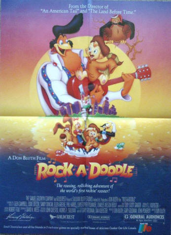 Rock-A-Doodle Quaker Life Cereal Promo Poster