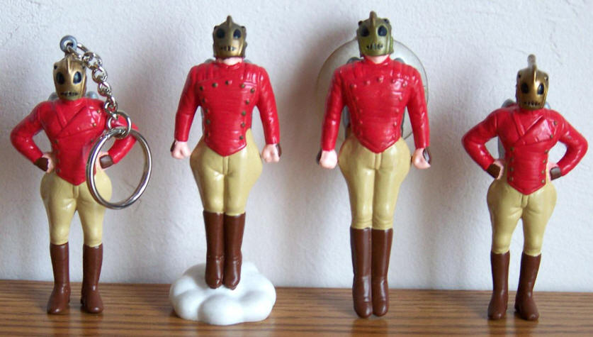 The Rocketeer PVC Toys
