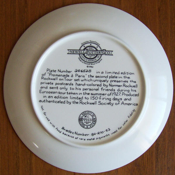 Rockwell On Tour Plate 2 back