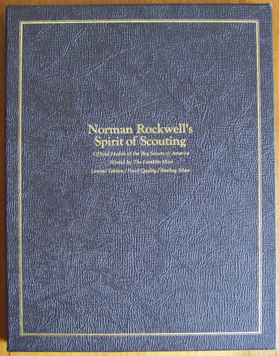 Norman Rockwells Spirit Of Scouting Silver Proof Medals Slipcase