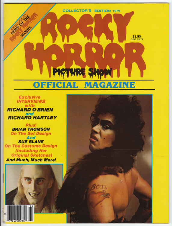 Rocky Horror Picture Show Official Magazine front cover