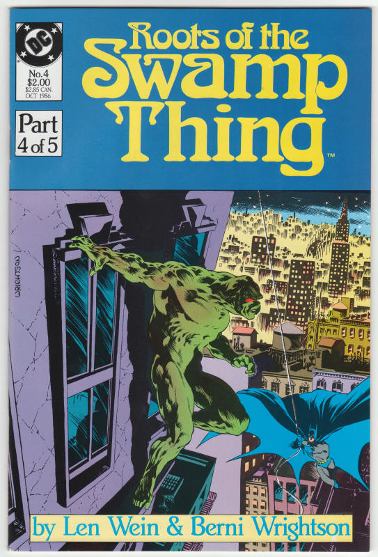 Roots Of The Swamp Thing #4 front cover