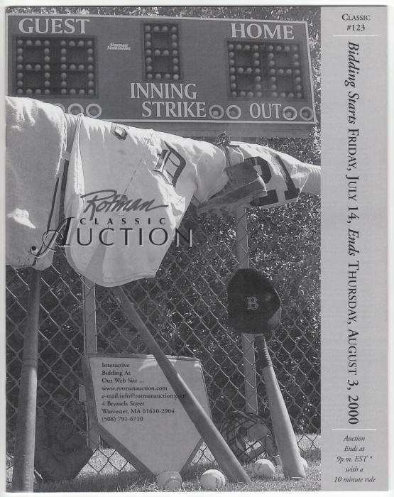 Rotman Auction Catalog #123