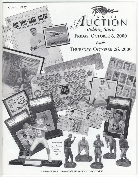 Rotman Auction Catalog #127